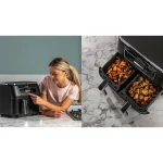 Ninja Foodi Dual Zone Air Fryer με Διπλό Αποσπώμενο Κάδο 7.6lt Μαύρο AF200EU - Image 9