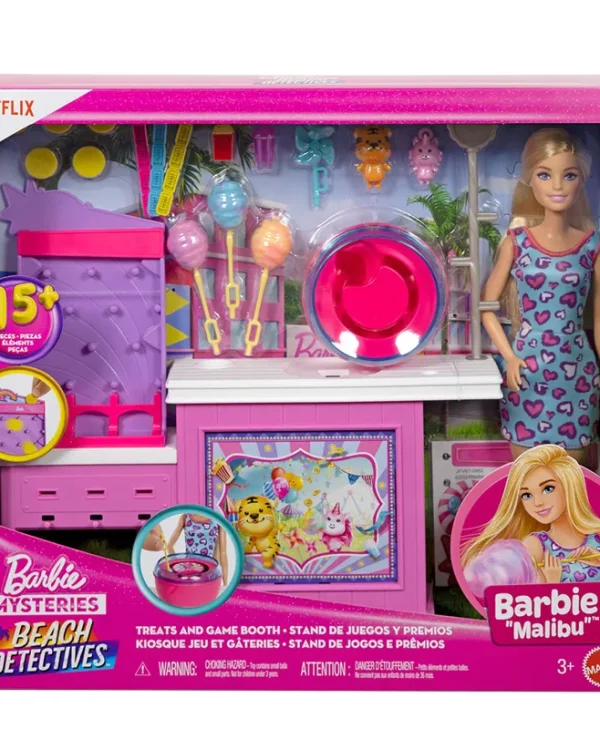 Barbie Malibu Στο Λούνα Παρκ Κούκλα για 3+ ετών+ Ετών