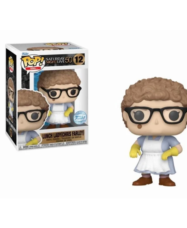 Funko Pop! SNL: Saturday Night Live - Lunch Lady (Chris Farley) 12 Exclusive