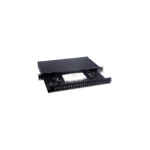 A-LAN Οπτικό Patch Panel για Rack 1U 19" 24 Θυρών Μαύρο - Image 2