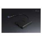 i-tec USB-A / USB-C Docking Station με DisplayPort 4K και σύνδεση 2 Οθονών Μαύρο (CADUAL4KDP) CADUAL4KDP - Image 2