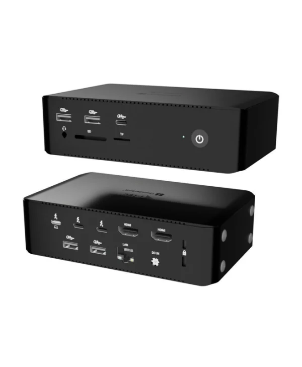 i-tec Thunderbolt 5 Docking Station με HDMI 4K PD Ethernet και σύνδεση 4 Οθονών Μαύρο (TB5QUATTRODOCKPD) TB5QUATTRODOCKPD