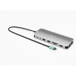 i-tec USB-C Docking Station με HDMI 4K PD Ethernet και σύνδεση 2 Οθονών Ασημί (C31NANOTRIPLED140) C31NANOTRIPLED140 - Image 4