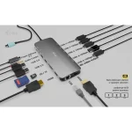 i-tec USB-C Docking Station με HDMI 4K PD Ethernet και σύνδεση 2 Οθονών Ασημί (C31NANOTRIPLED140) C31NANOTRIPLED140 - Image 6