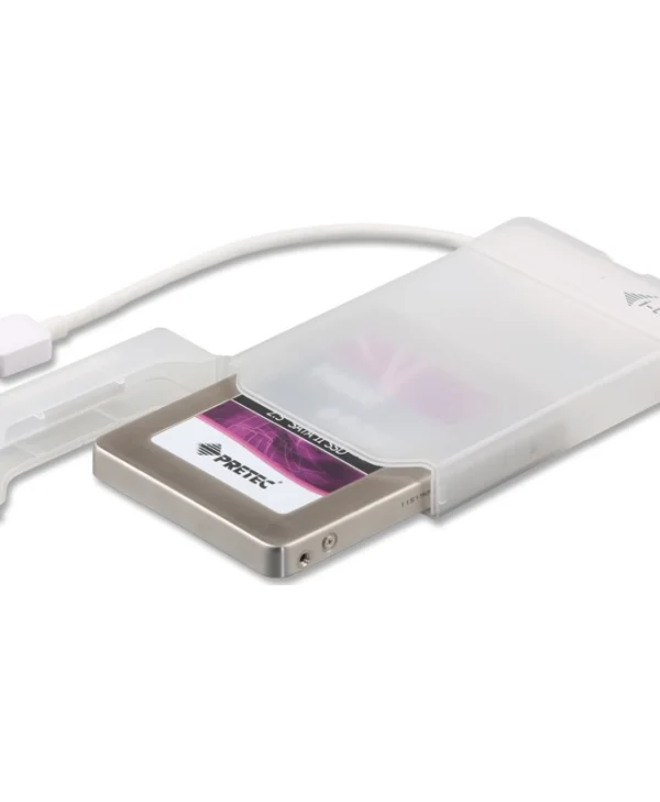 i-tec Mysafe Easy Θήκη για Σκληρό Δίσκο 2.5" SATA III με σύνδεση USB3.0 σε Διάφανο χρώμα
