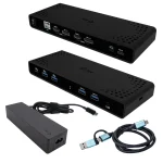 i-tec USB-C Docking Station με HDMI/DisplayPort 4K PD Ethernet και σύνδεση 2 Οθονών Μαύρο (CADUA4KDOCKPDB100) CADUA4KDOCKPDB100