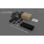 i-tec USB-C Docking Station με HDMI/DisplayPort 4K PD Ethernet και σύνδεση 2 Οθονών Μαύρο (CADUA4KDOCKPDB100) CADUA4KDOCKPDB100 - Image 3