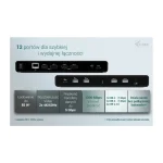 i-tec USB-C Docking Station με HDMI/DisplayPort 4K PD Ethernet και σύνδεση 2 Οθονών Μαύρο (CADUA4KDOCKPDB100) CADUA4KDOCKPDB100 - Image 11