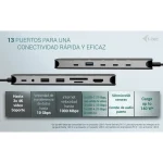 i-tec USB-C Docking Station με HDMI 4K PD Ethernet και σύνδεση 2 Οθονών Ασημί (C31NANOTRIPLEDOCKPD) C31NANOTRIPLEDOCKPD - Image 4