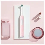 Oral-B Pro1 Ηλεκτρική Οδοντόβουρτσα με Αισθητήρα Πίεσης και Θήκη Ταξιδίου Ροζ - Image 6