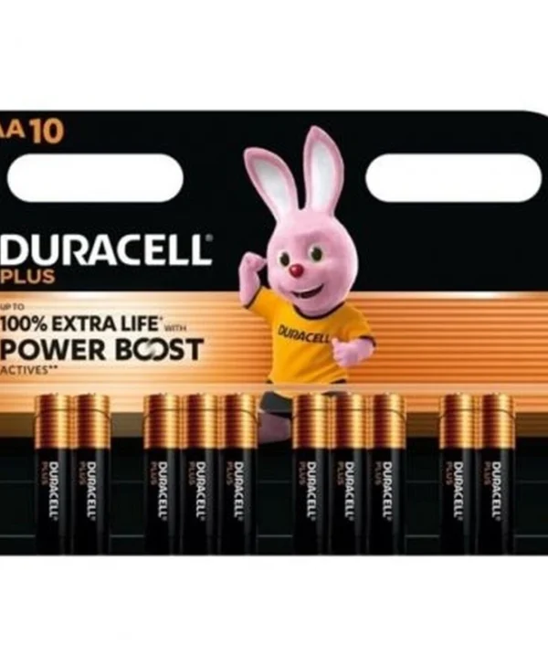 Duracell Plus Αλκαλικές Μπαταρίες AAA 1.5V 10τμχ