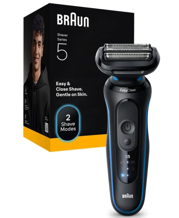 Braun Series 5 2087840 Ξυριστική Μηχανή Προσώπου Επαναφορτιζόμενη