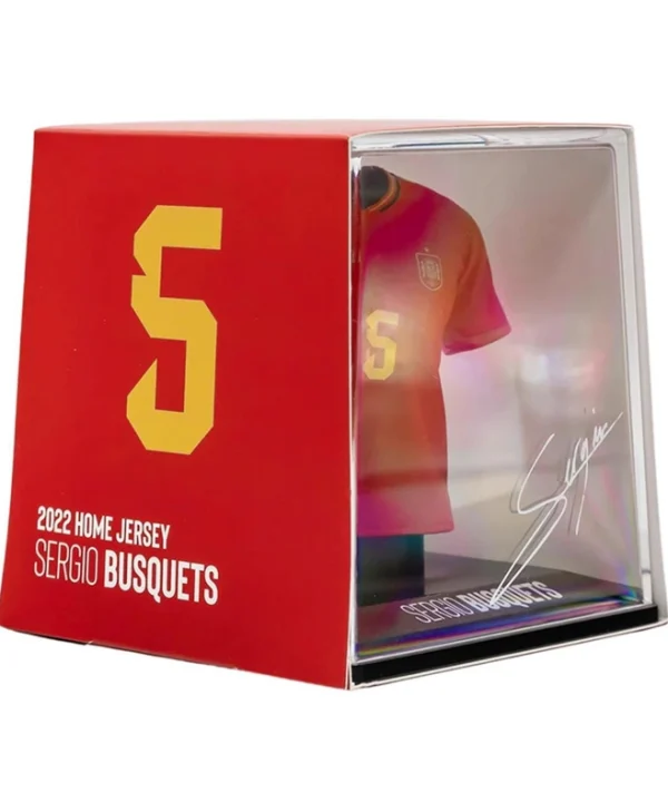 Fancollex Myjersey Spain Home 2022 European Championship Sergio Busquets 06my00003