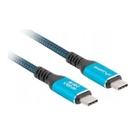 Lanberg USB 2.0 Cable USB-C male - USB-C 240W Μαύρο 1.5m - Image 2