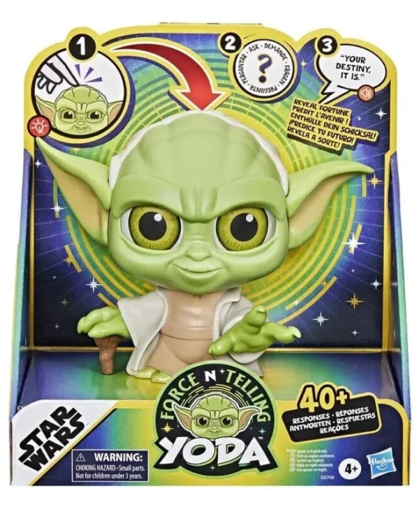 Φιγούρα Δράσης Force N Telling Star Wars Yoda με Ήχους για 4+ ετών Ετών 15εκ.