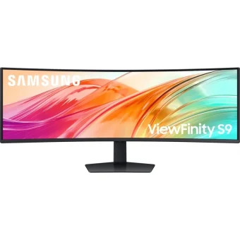 Samsung ViewFinity S9 S95UF Ultrawide VA HDR Curved Monitor 49" 5120x1440 με Χρόνο Απόκρισης 5ms GTG