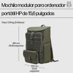 HP Τσάντα Πλάτης για Laptop 15.6" σε Πράσινο χρώμα 9J4C1AA 9J4C1AA - Image 5