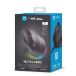 Natec Crake 2 Pro Ενσύρματο Εργονομικό Ποντίκι Μαύρο - Image 7