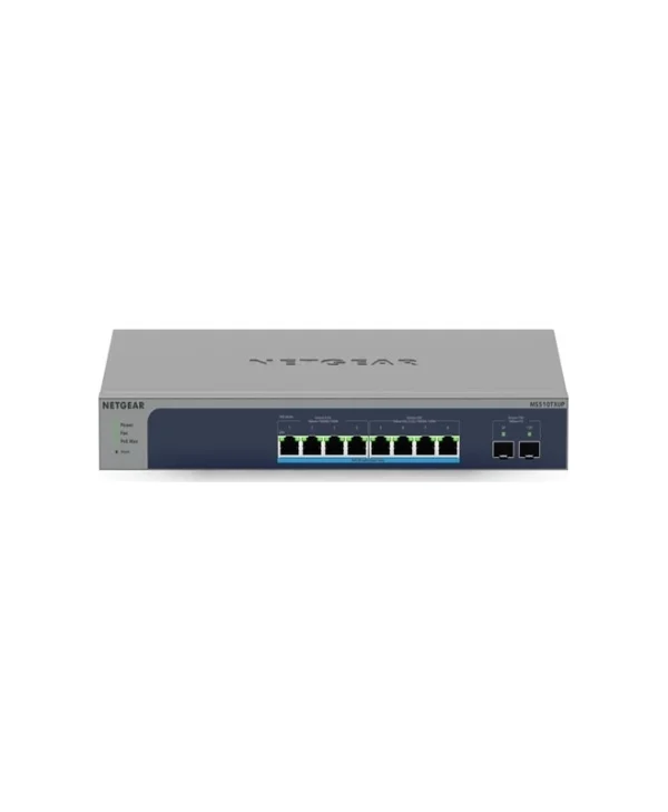 NetGear MS510TXUP Managed L2 PoE+ Switch με 8 Θύρες Gigabit (10Gbps) Ethernet και 2 SFP Θύρες