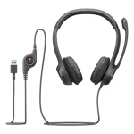 Logitech H390 On Ear Multimedia Ακουστικά με μικρόφωνο και σύνδεση USB-C - Image 4