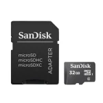 Sandisk microSDHC 32GB Class 4 Default Speed με αντάπτορα