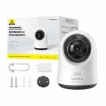 Baseus P1 Pro IP Κάμερα Παρακολούθησης Wi-Fi Full HD+ 5MP με Αμφίδρομη Επικοινωνία - Image 3