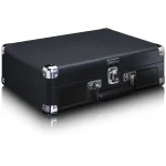 Lenco TT-115 TT-115BK Βαλιτσάκι Πικάπ με Belt Drive, Προενίσχυση και Ενσωματωμένα Ηχεία Μαύρο TT-115BK - Image 3