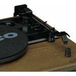 Lenco LS-100WD Wood LS-100WD Πικάπ με Belt Drive, Προενίσχυση και Ενσωματωμένα Ηχεία Καφέ - Image 6