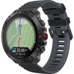 Polar Grit X2 Pro Stainless Steel 49mm Αδιάβροχο Smartwatch με Παλμογράφο (S/L Black Silicone Strap) - Image 2