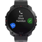 Polar Grit X2 Pro Stainless Steel 49mm Αδιάβροχο Smartwatch με Παλμογράφο (S/L Black Silicone Strap) - Image 4