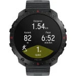 Polar Grit X2 Pro Stainless Steel 49mm Αδιάβροχο Smartwatch με Παλμογράφο (S/L Black Silicone Strap) - Image 7
