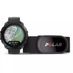 Polar Grit X2 Pro + Heart Rate Belt Stainless Steel 49mm Αδιάβροχο Smartwatch με Παλμογράφο (S/L Black Silicone Strap) - Image 2