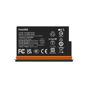 Insta360 X5 Ultra Battery Upgraded 2800mah Capacity An Ultra-long Run Time