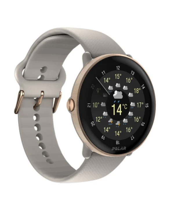 Polar Ignite 3 43mm Αδιάβροχο Smartwatch με Παλμογράφο (Greige Sand)