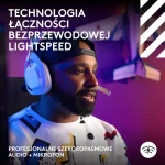 Logitech ASTRO A50 (Gen 5) Ασύρματο Over Ear Gaming Headset με σύνδεση Bluetooth / USB Λευκό - Image 5