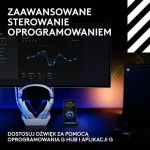 Logitech ASTRO A50 (Gen 5) Ασύρματο Over Ear Gaming Headset με σύνδεση Bluetooth / USB Λευκό - Image 6