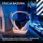 Logitech ASTRO A50 (Gen 5) Ασύρματο Over Ear Gaming Headset με σύνδεση Bluetooth / USB Λευκό - Image 10