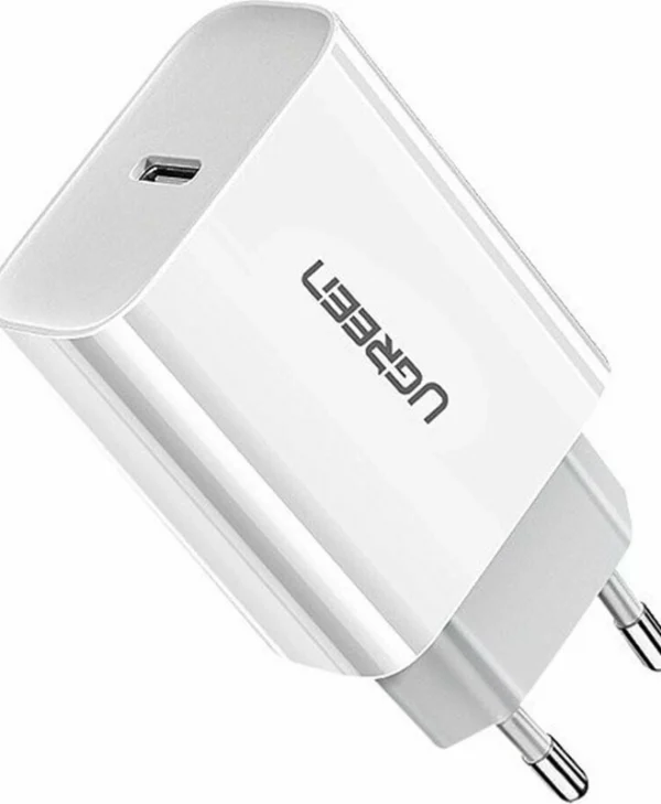 Ugreen Φορτιστής Χωρίς Καλώδιο με Θύρα USB-C 20W Power Delivery Λευκός (CD137)