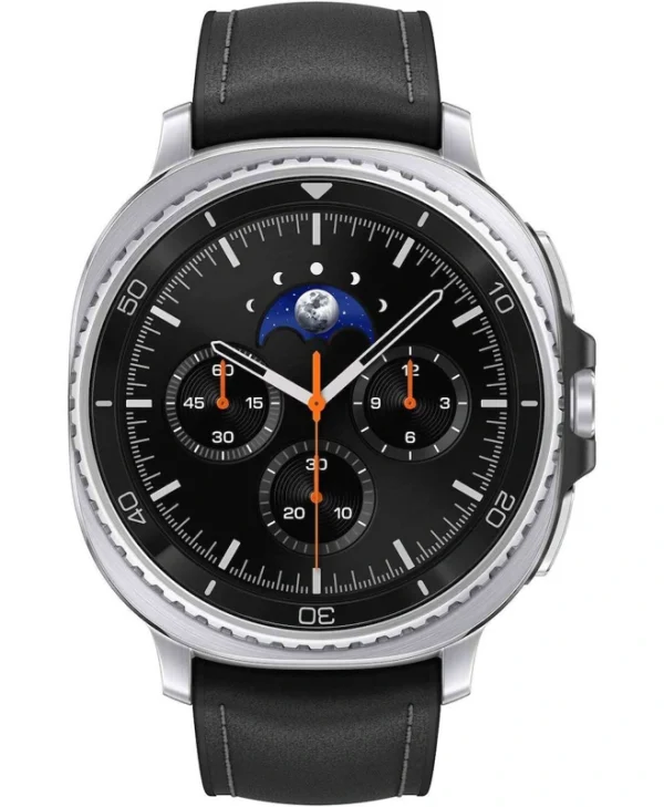 Samsung Galaxy Watch8 Classic Stainless Steel 46mm Αδιάβροχο με Παλμογράφο (Μαύρο)