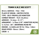 Cobi Τουβλάκια Historical Collection - H.M.C M8 Scott για 8+ ετών Ετών 525τμχ - Image 4