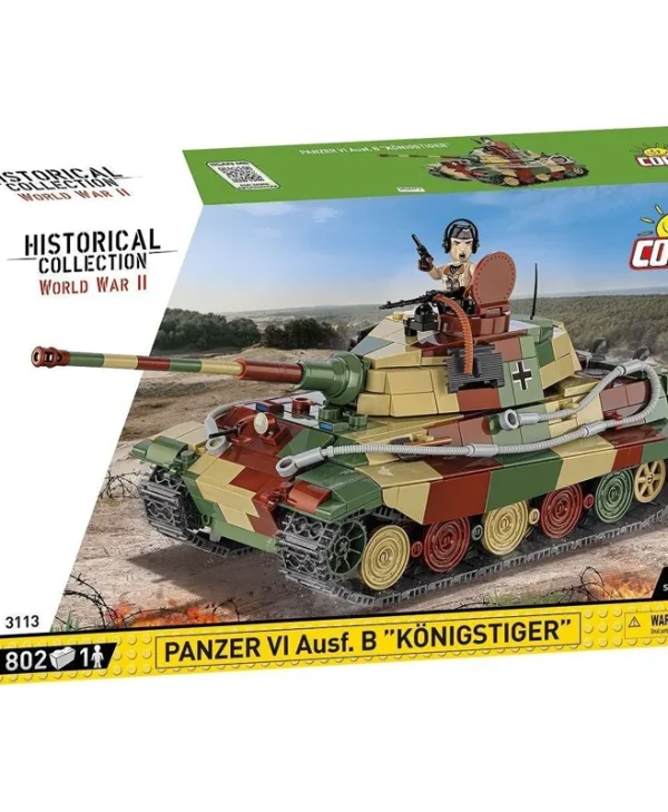 Cobi Τουβλάκια Panzer VI Ausf. B King Tiger για 9+ ετών Ετών 802τμχ
