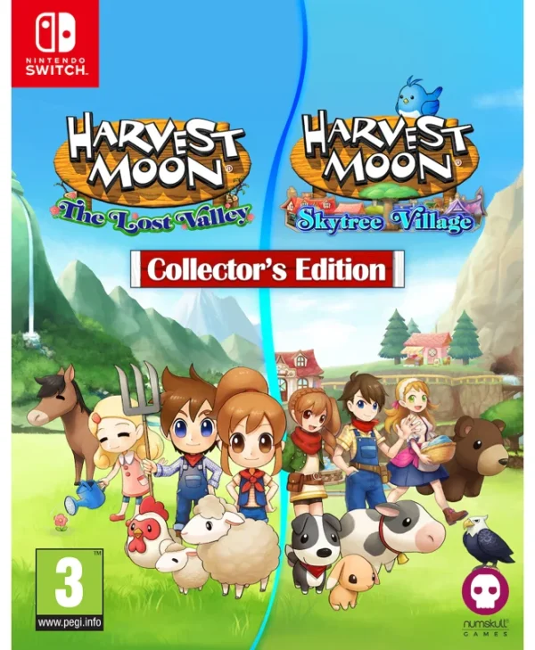 Harvest Moon:The Lost Valley & Skytree Village Collector's Edition Switch Game