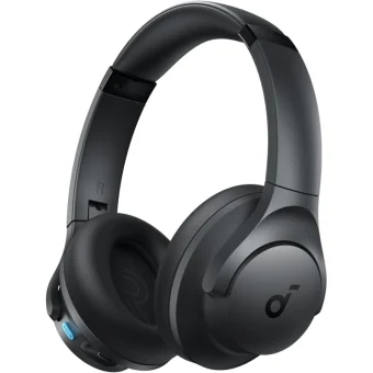 Anker Q11i Ασύρματα / Ενσύρματα Over Ear Ακουστικά και Quick Charge Cream White