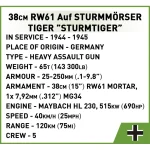 Cobi Τουβλάκια Historical Collection WWII Sturmmorser Sturmtiger για 7+ ετών Ετών 1100τμχ - Image 11
