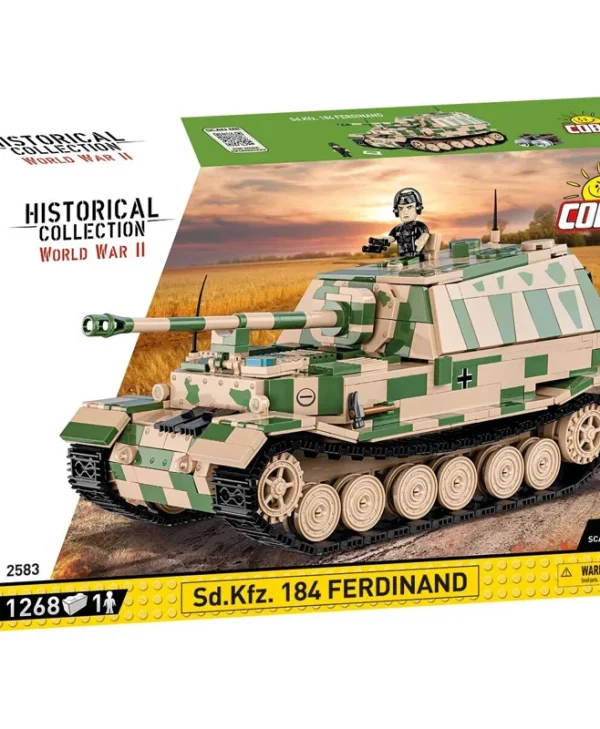Cobi Τουβλάκια Historical Collection WWII Sd.Kfz. 184 Ferdinand για 7+ ετών Ετών 1268τμχ