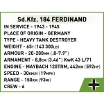 Cobi Τουβλάκια Historical Collection WWII Sd.Kfz. 184 Ferdinand για 7+ ετών Ετών 1268τμχ - Image 10