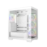 Deepcool CG580 4F V2 Gaming Midi Tower Κουτί Υπολογιστή με Πλαϊνό Παράθυρο και ARGB Φωτισμό Λευκό - Image 6