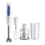 Braun MultiQuick 3 Ραβδομπλέντερ με Πλαστική Ράβδο 900W Λευκό