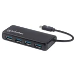Manhattan IUSB31C-HUB430M USB 3.2 Hub 4 Θυρών με σύνδεση USB-C