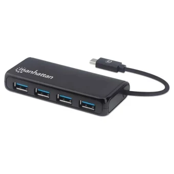 Manhattan IUSB31C-HUB430M USB 3.2 Hub 4 Θυρών με σύνδεση USB-C